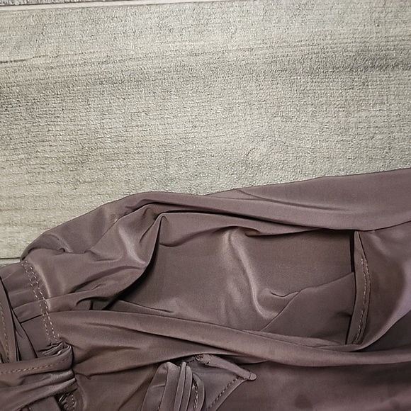 Fashion Nova brand silky taupe pants - Picture 7 of 10